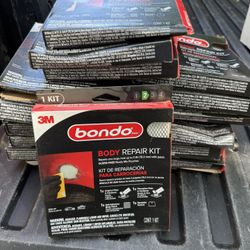 Bondo Gray Exterior Heavy Duty, Body filler 4 Ounce (s) 4 -Pack Kit- New In Open Box - 23 Boxes For $50 Or $7 Each 