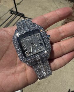 Iced Out Luxury Watch With Box
