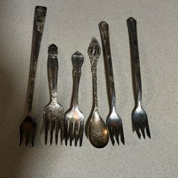Antique silverware