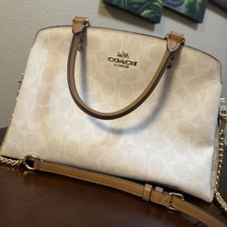 White Coach Bag