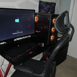 Pc with monitor Samsung, mause, keyboard, the whole setup