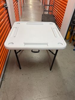 Games Folding Game Table With Cup Holders Lightweight For Board And Card Games