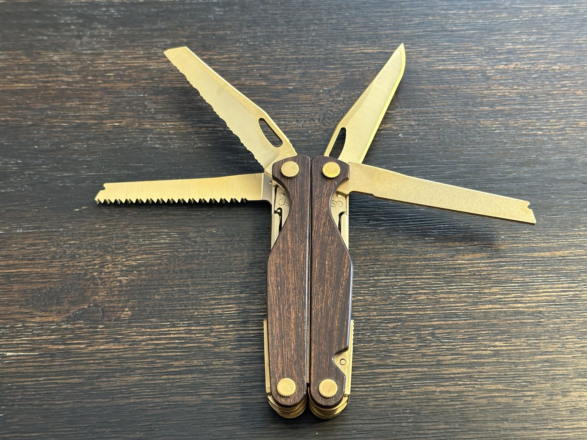 Leatherman Charge Gold Ironwood - Texas Tool Crafters - RETIRED / Rare