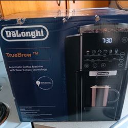 De'Longhi True Brew Automatic Coffee Machine Bean Extract Tech Brand New In Box