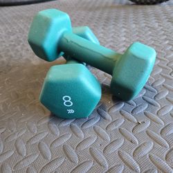 8lbs Dumbbells 