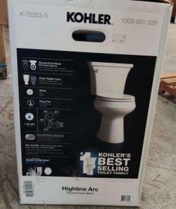 Kohler Highline Arc Round-Front Toilet K-78253-0