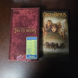 Lord Of The Rings VHS Cassettes