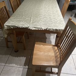 FREE Wooden Dining Table For Six 
