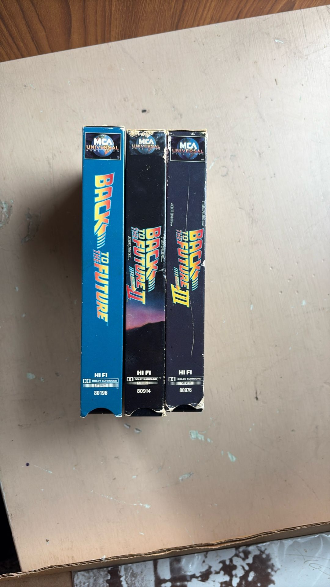 Back To The Future 1,2 &3
