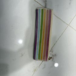 Colorful Striped Pencil Case