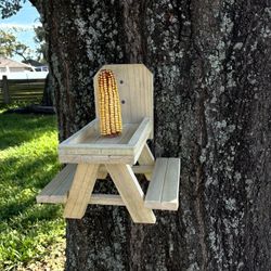 Squirrel Picnic Table 