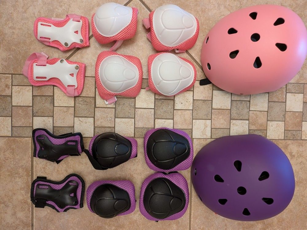 2 Sets of Kids Bike Helmet