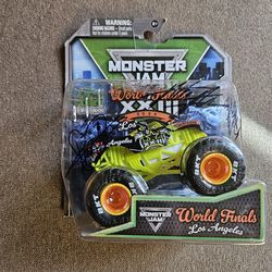 Limited Edition World Finals Autographed Monster Jam Truck