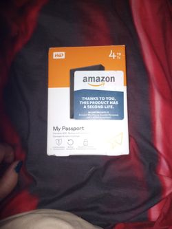 WD My Passport HDD 4TB