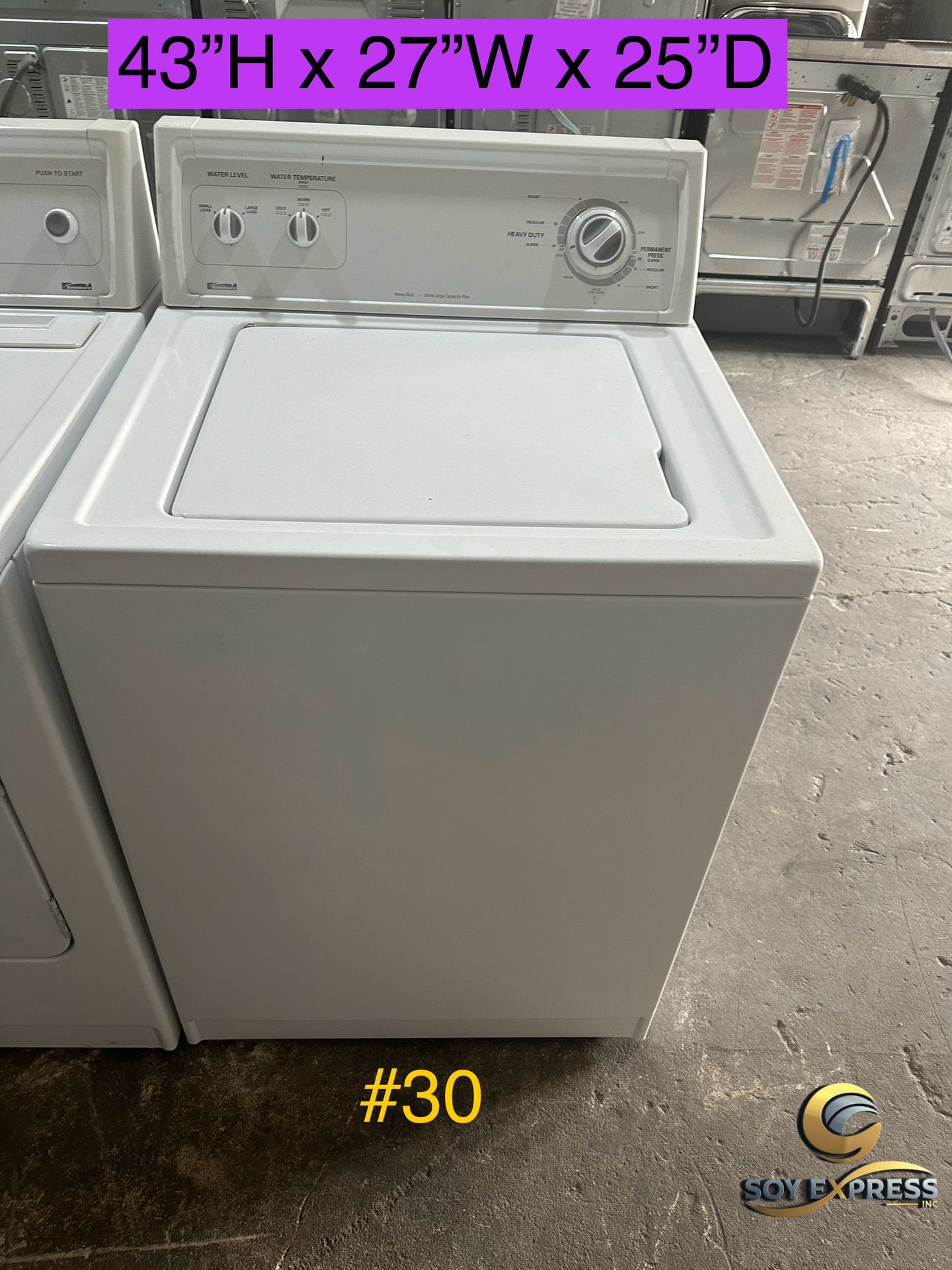 Kenmore  Washer Electric