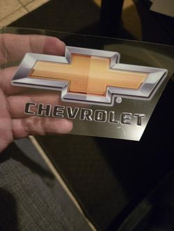 Chevrolet Emblem UV Sticker