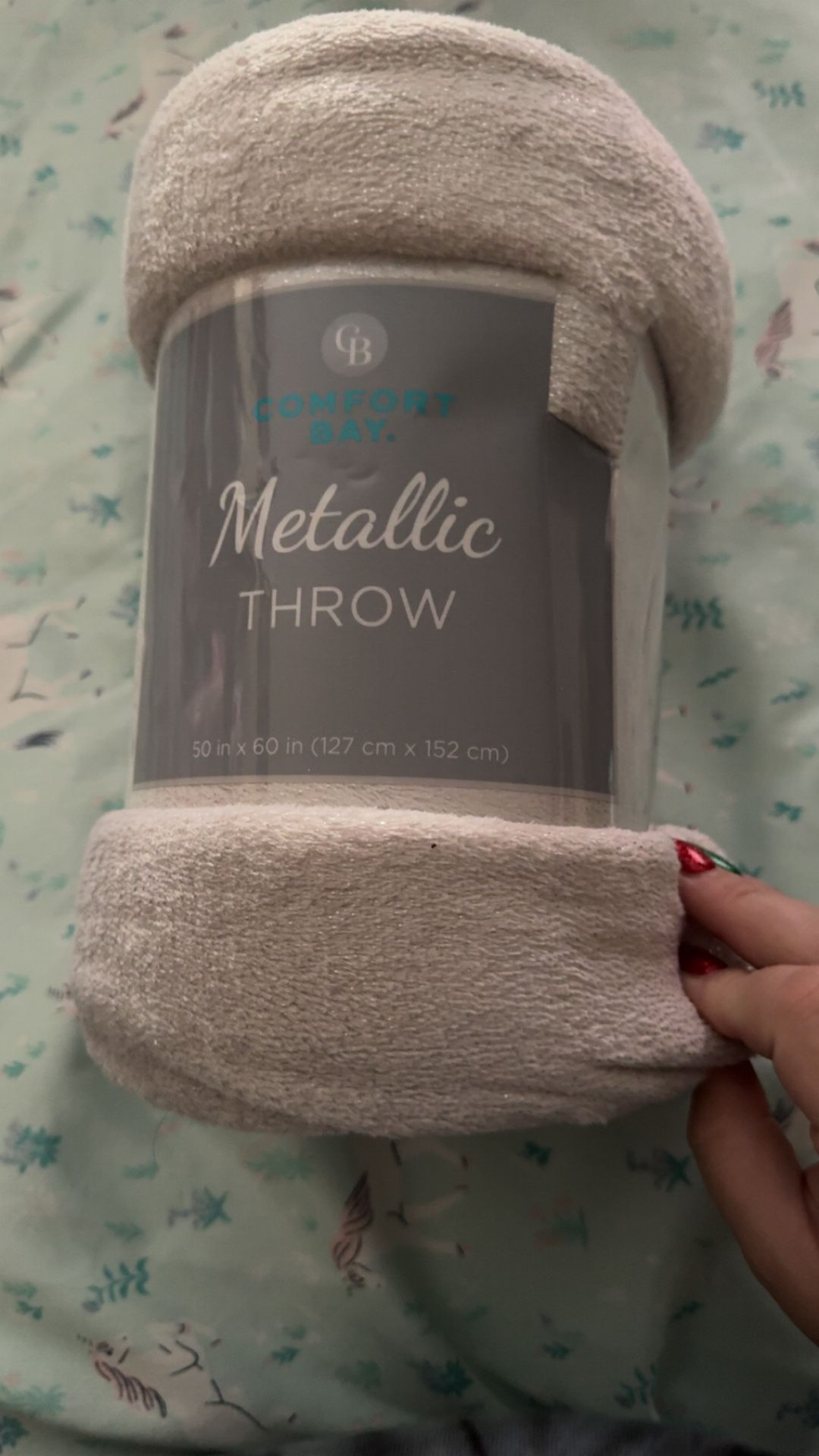 Metallic Throw Blanket