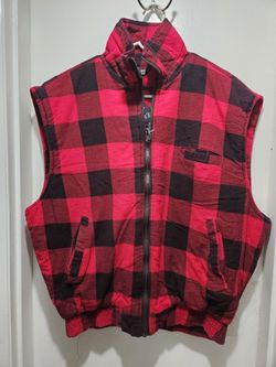 Ladies 2XL Red And Black Ozark Trail Sleeveless Vest