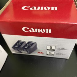 Vendo Estos Cartridges De Cannon 5 Black Y Multi