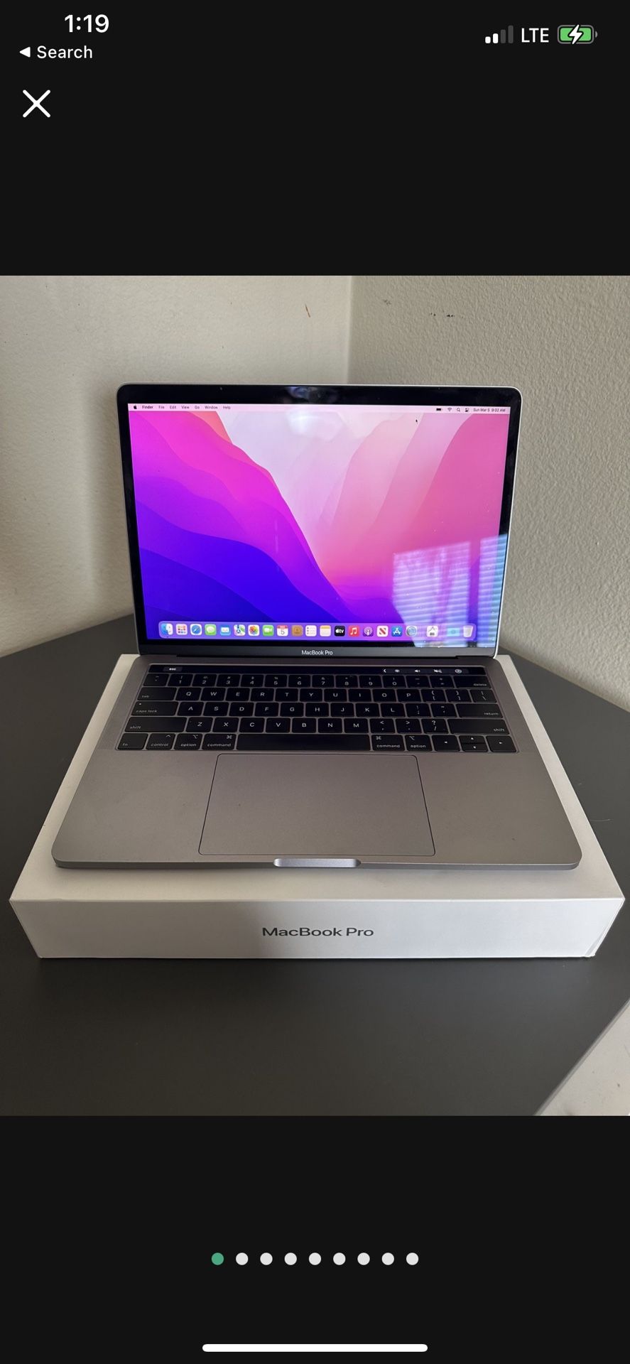 ノートPC mac book pro 2020 8gb SSD 512GB