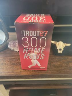 Trout Bobblehead 300 Hme Runs