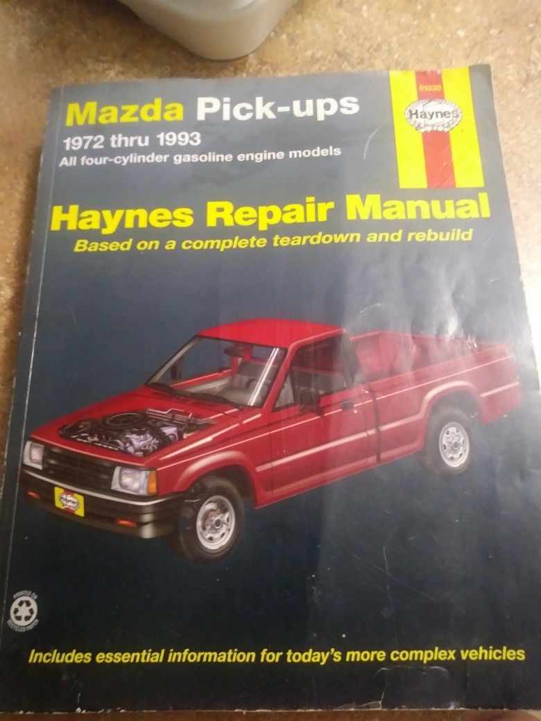 🌟Manual Book 4 Mazda Pickup🌟