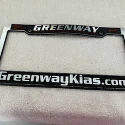 Kia License Plate Frame