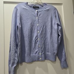 Banana Republic stretch cotton cardigan, size M