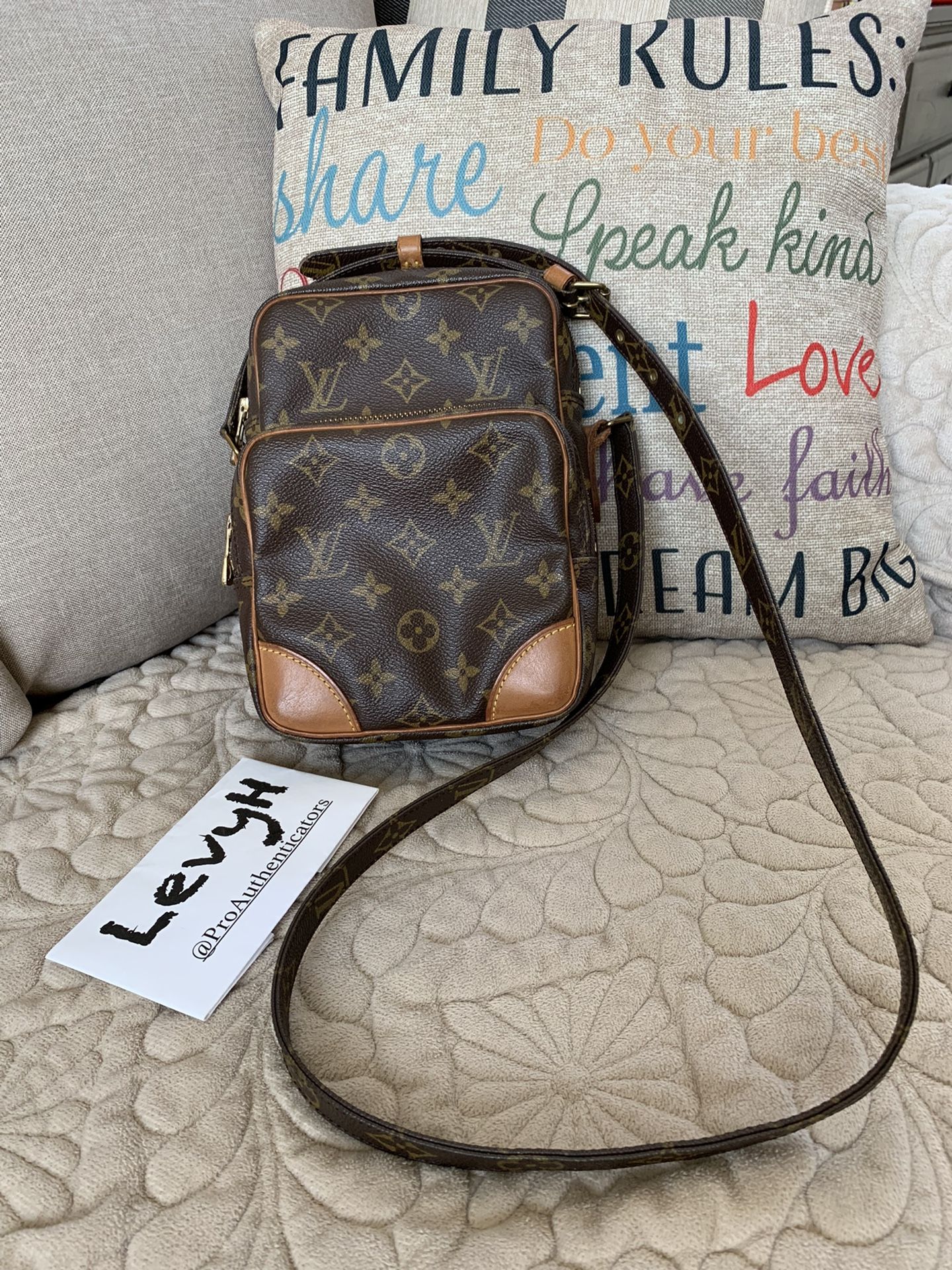 Authentic Louis Vuitton Vintage Amazone Crossbody Bag