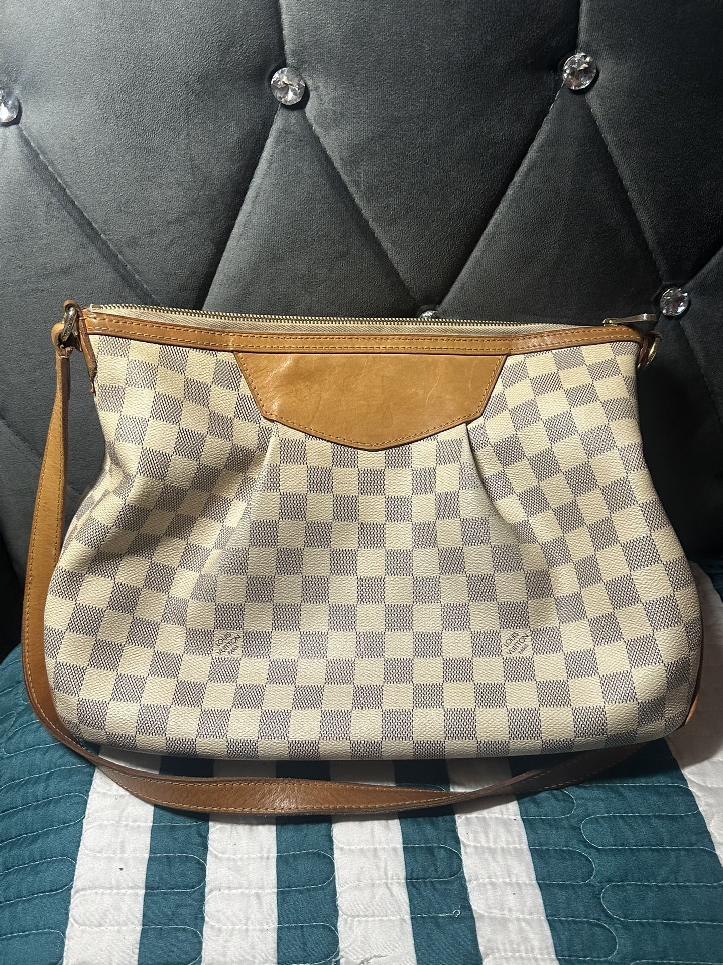 Louis Vuitton Damier Azur Siracusa MM Use Original Bag Only 