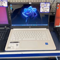 HP Laptop White 14” 60gb 