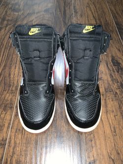 Nike Dunk High Patent Toe Bred