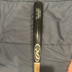 BRAND NEW Bryce Harper Rawlings Pro Maple Wood Bat  