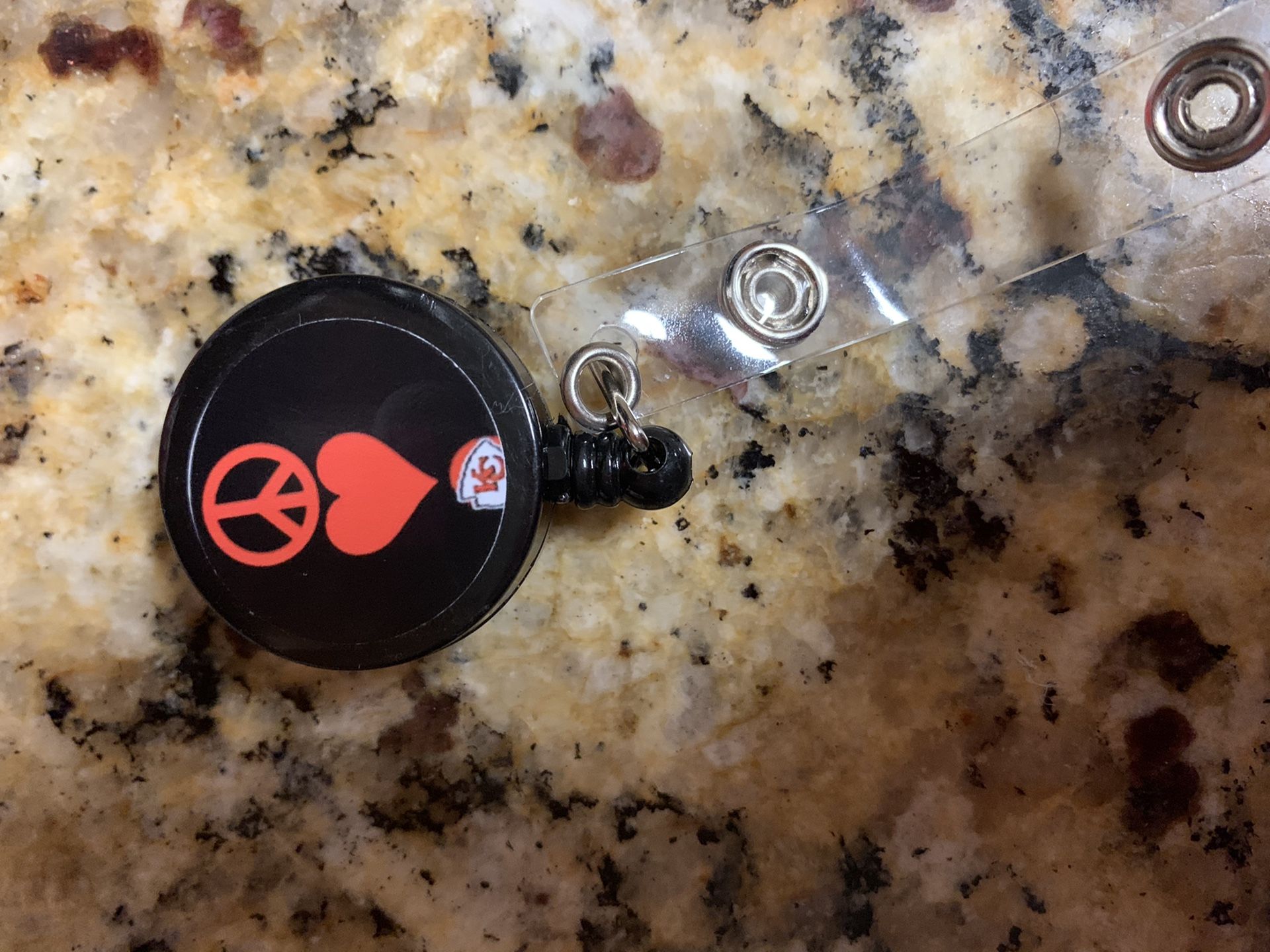 Kansas City chiefs badge reel