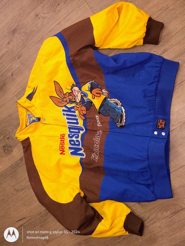 90's Vintage 3XL Nestle Nesquick NASCAR Jacket