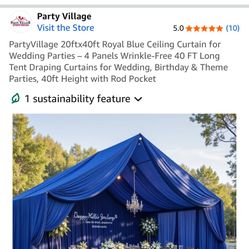 Ceiling Curtains (party) 
