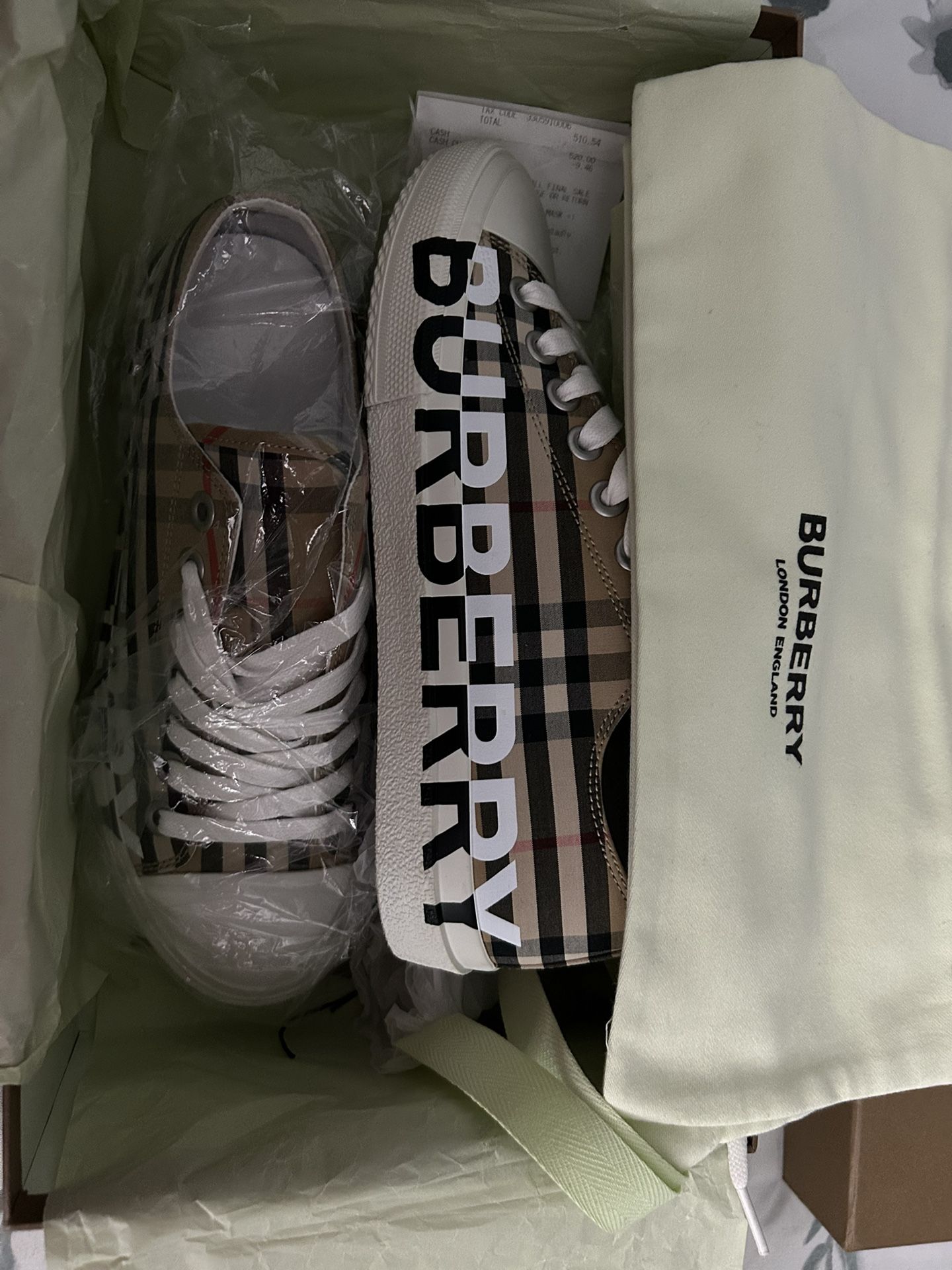 Burberry Check Sneakers