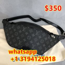Louis Vuitton belt bag men Bag Crossbody black grey