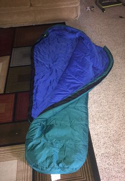 Green/Blue Sleeping bag