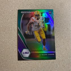 jamarr chase green prizm draft picks rookie 