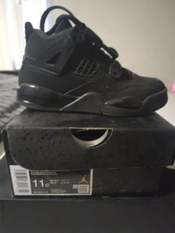 Jordan black cat 4 size 11
