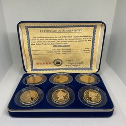 $5 Mint mark gold proof #6 coin set🇺🇸✨