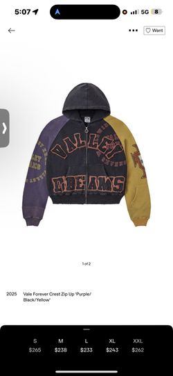 Valley Dreams Hoodie Size L New