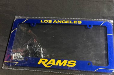 Los Angeles Ram license plate frame