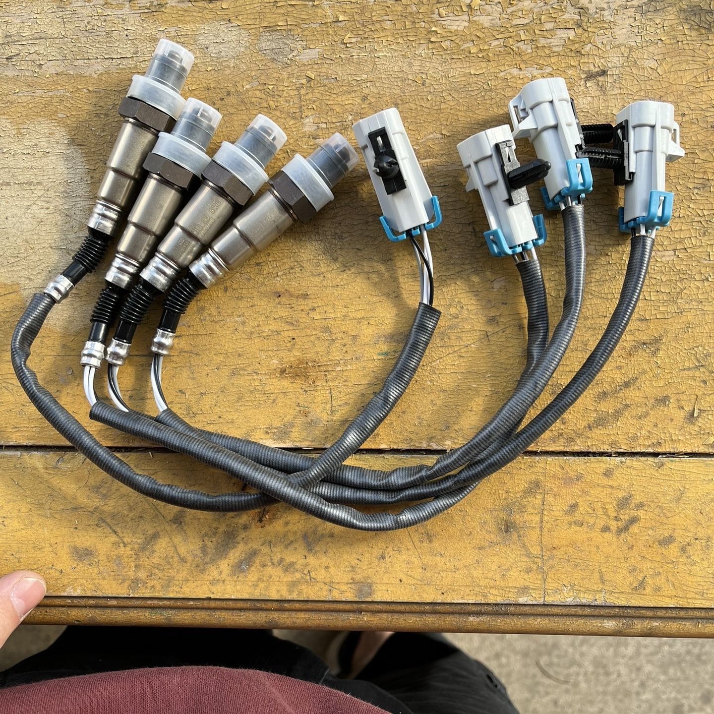 Air Delco Clean O2 Sensor Complete Replacement Set of 4 AC Delco Oxygen O2 Sensor for 2003-2005 ...