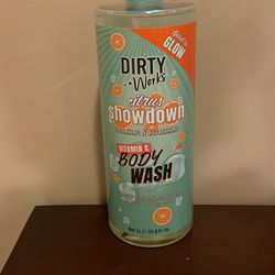 NEW Dirty Works Body Wash Citrus Showdown Vitamin C 33.80z 