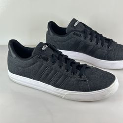 Adidas Daily 2.0 Denim Blck Mens Size US11 Athletic Casual Shoes Sneakers DB0284