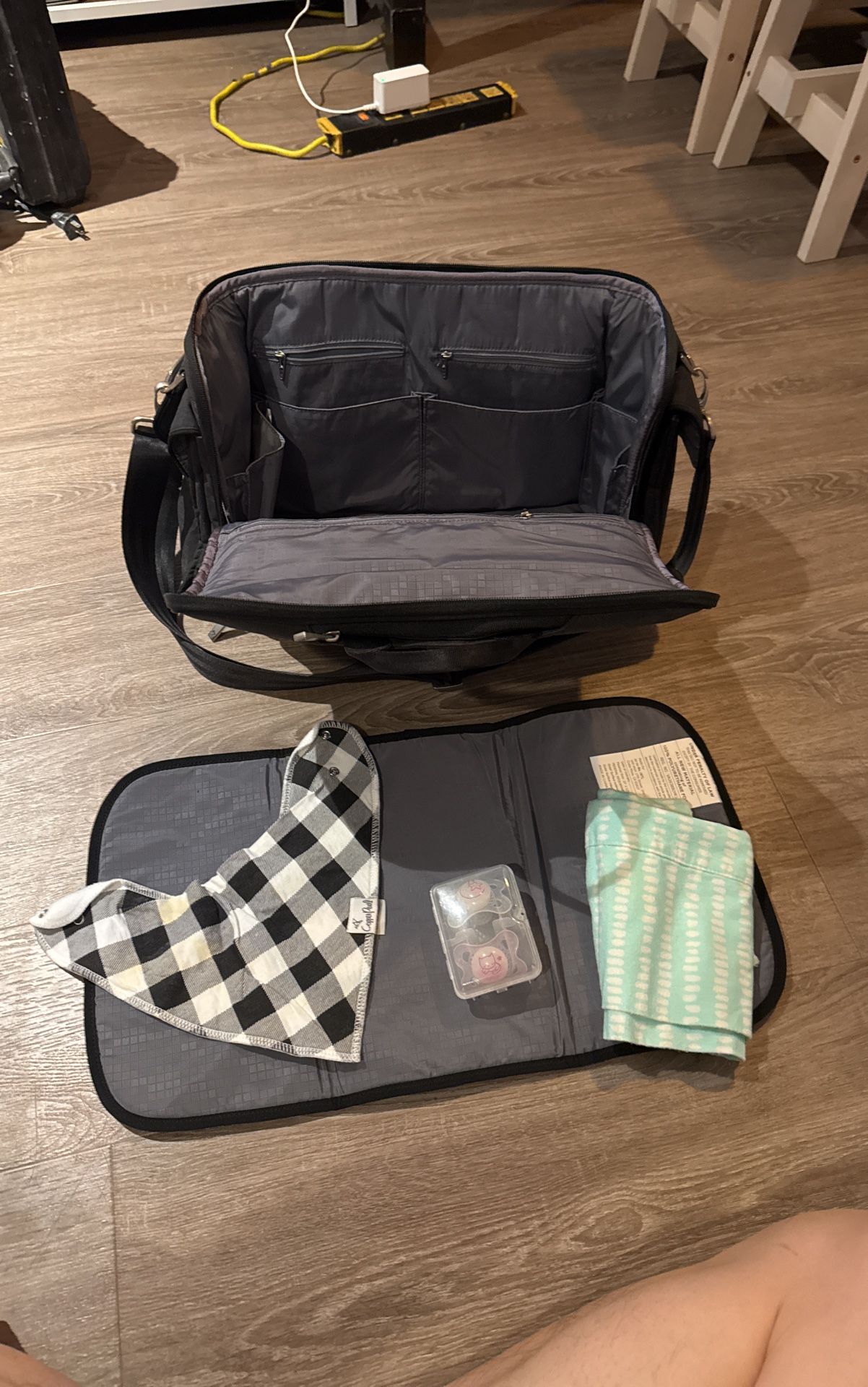 Diaper Bag And Bib