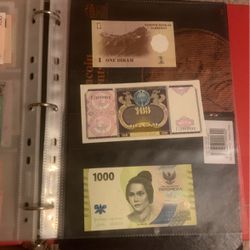 Colección Currency /Billetes  Extranjeros 