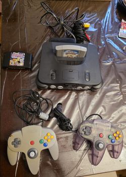 Nintendo 64 With Games